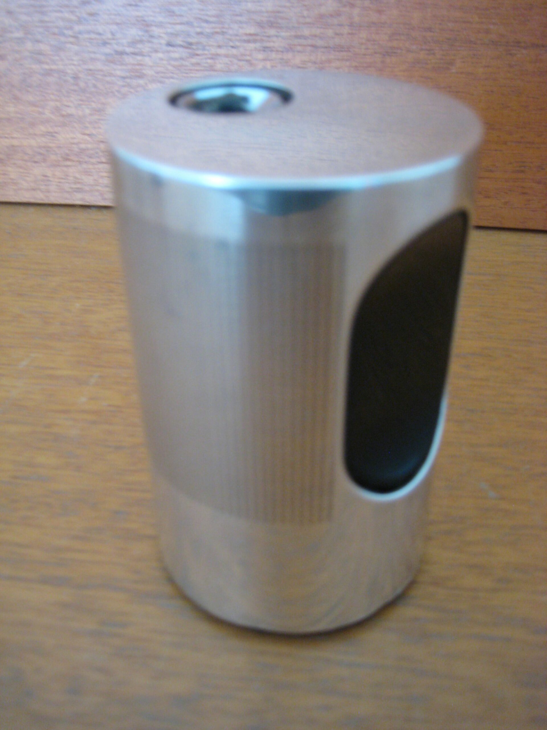 Braun Cylindric lighter, sølv