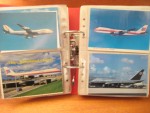 Postkort Fly Boeing 747