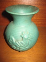 Michael Andersen grøn vase