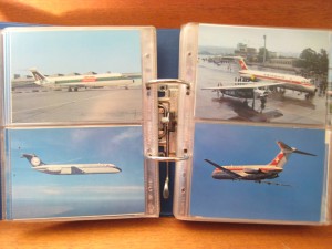 Postkort Fly DC9- B 737