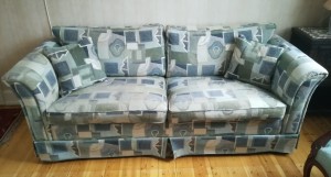 Overpolstret sofa