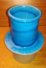 Knabstrup blå vase