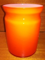 Orange glasvase