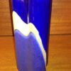Tue, blå 3-delt vase