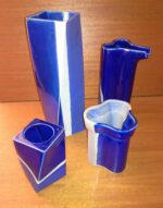 Tue Poulsen, 4 blå vaser