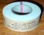 Machin stamp roll